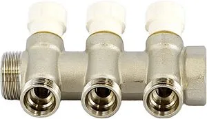 Коллектор регулирующий проходной 3 отвода 1"в/н x ¾"ек Uni-fitt 400N4331 Коллектор регулирующий проходной 3 отвода 1"в/н x ¾"ек Uni-fitt 400N4331, 4