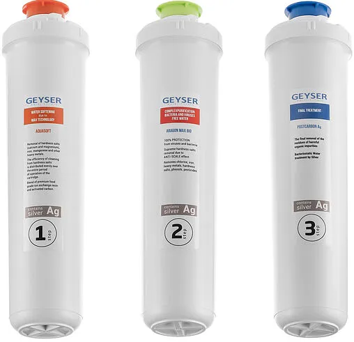 Комплект сменных картриджей Гейзер Смарт Макс Био 50108