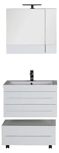 Шкаф-зеркало Aquanet Нота 75 L белый 00165130