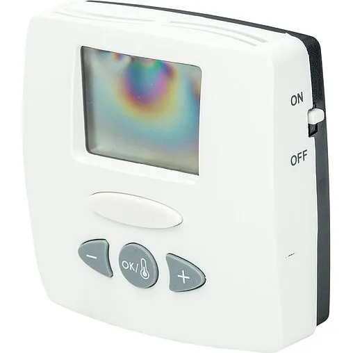 Проводной комнатный терморегулятор НО/НЗ 24В WATTS WFHT-LCD SEN белый 10021108