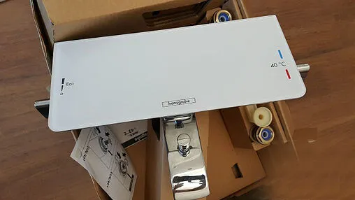 Термостат для ванны Hansgrohe Ecostat Select хром 13141000 Термостат для ванны Hansgrohe Ecostat Select хром 13141000