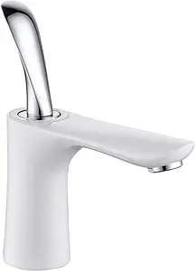 Смеситель для раковины D&K Venice Baciano белый матовый/хром DA1032156 Смеситель для раковины D&K Venice Baciano белый матовый/хром DA1032156, 1