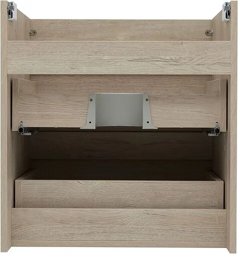 Тумба-умывальник подвесная Aquanet Нота New 60 дуб светлый 00334197+00204117