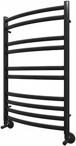 Полотенцесушитель водяной лесенка Lemark Atlantiss П10 500x800 черный матовый LM32810RBL Полотенцесушитель водяной лесенка Lemark Atlantiss П10 500x800 черный матовый LM32810RBL, 1