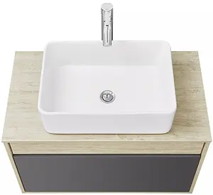 Тумба-умывальник подвесная Aquaton Лофт Урбан 80 графит/орегон 1A2476K2LQX60, 5