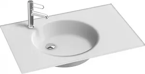 Раковина Jacob Delafon Odeon Rive Gauche 81 L белый матовый EB2562-DE1, 1