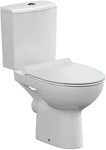 Унитаз-компакт безободковый Cersanit Nature Clean On 011 3/5 DPL EO slim белый 65410 Унитаз-компакт безободковый Cersanit Nature Clean On 011 3/5 DPL EO slim белый 65410, 1