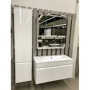 Шкаф-пенал подвесной Roca Laks 37 L белый глянец ZRU9302801 Шкаф-пенал подвесной Roca Laks 37 L белый глянец ZRU9302801, 4