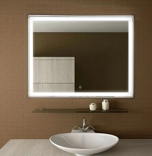 Зеркало с подсветкой Continent Aralia Led 80x60 с подогревом белый ЗЛП1521