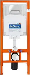 Комплект 5 в 1 BelBagno Uno BB3105CHR/SC/BB002-80/BB005-PR-CHROME с кнопкой хром глянцевый Комплект 5 в 1 BelBagno Uno BB3105CHR/SC/BB002-80/BB005-PR-CHROME с кнопкой хром глянцевый, 5