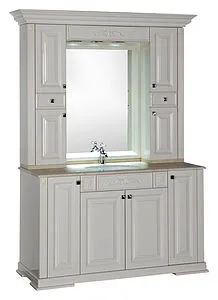 Шкаф-зеркало Aquanet Кастильо 140 слоновая кость 183176, 4