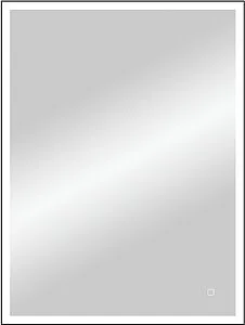 Зеркало с подсветкой Continent Solid Black Led 60x80 чёрный ЗЛП622, 1