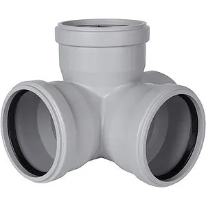 Крестовина двухплоскостная левая внутренняя бесшумная D=110x110x110мм Угол 87° Stout SKB-0017-011087, 3