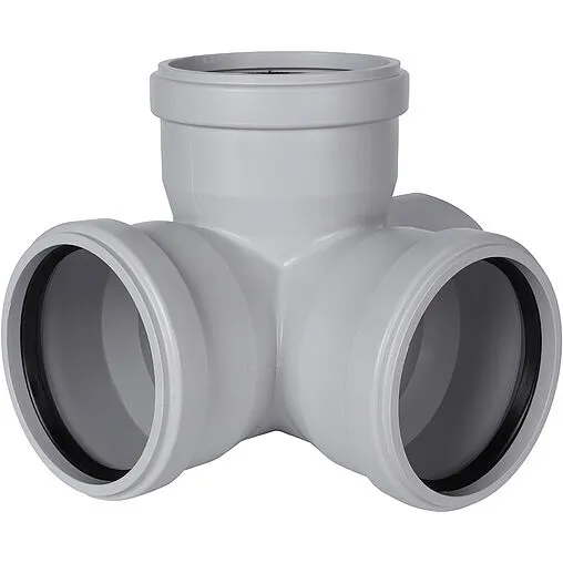 Крестовина двухплоскостная левая внутренняя бесшумная D=110x110x110мм Угол 87° Stout SKB-0017-011087