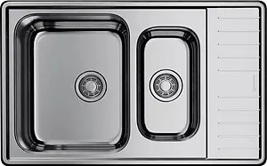 Мойка кухонная Omoikiri Sagami 79-2-IN нержавеющая сталь 4993733 Мойка кухонная Omoikiri Sagami 79-2-IN нержавеющая сталь 4993733, 1