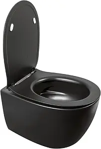 Крышка-сиденье для унитаза с микролифтом ISVEA D40 черный матовый 40D40521I-S, 4