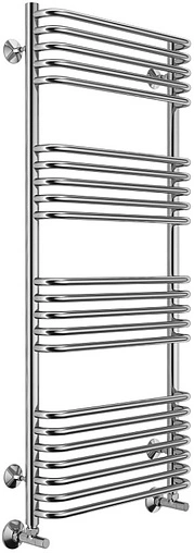 Полотенцесушитель водяной лесенка Terminus Стандарт П22 500х1200 полированная сталь 4670078529817
