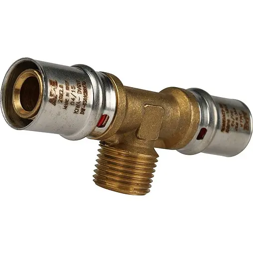 Тройник пресс переходной 20мм x ½"н x 20мм APE AP133 20x12x20