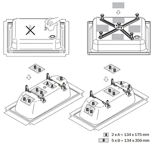 Комплект шумопоглощающих пластин для ванн Kaldewei 687675730000 Комплект шумопоглощающих пластин для ванн Kaldewei 687675730000, 2