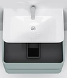 Тумба-умывальник подвесная Am.Pm Sensation 80 мятный M30FHX0802GG+M30WPC0801WG