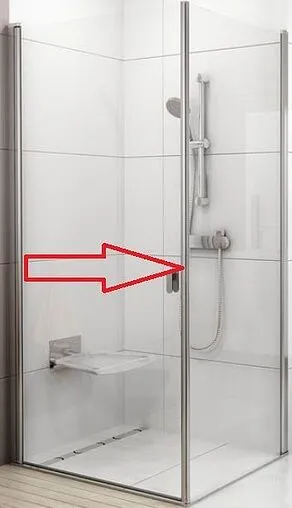 Боковая стенка 1000мм прозрачное стекло Ravak Chrome CPS-100 9QVA0C00Z1