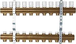 Группа коллекторная без расходомеров 11 отводов 1"в/в x ¾"ек Luxor CD 468/11 15552711 Группа коллекторная без расходомеров 11 отводов 1"в/в x ¾"ек Luxor CD 468/11 15552711, 3