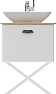 Тумба-умывальник напольная ISVEA Bei 60 белый/дуб 21BES065055I+10SY50052SV Тумба-умывальник напольная ISVEA Bei 60 белый/дуб 21BES065055I+10SY50052SV, 1