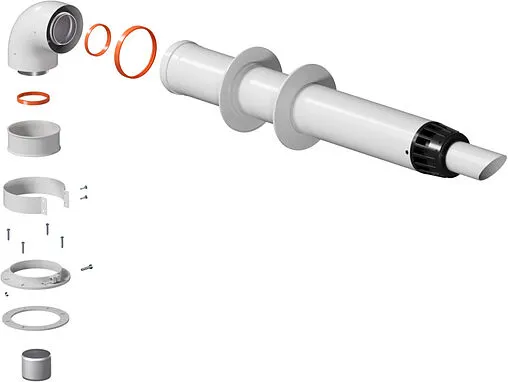 Комплект дымохода Антилед Ø 60/100мм L=1000мм Krats Антилёд KTL-01-075