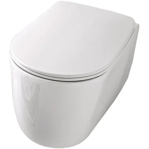 Унитаз подвесной безободковый Kerasan Nolita Tornado белый матовый 531530