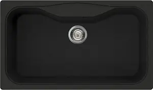 Мойка кухонная Omoikiri Maru 86-BL черный 4993138, 1