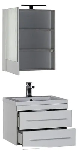 Шкаф-зеркало Aquanet Верона 58 L белый 00175344