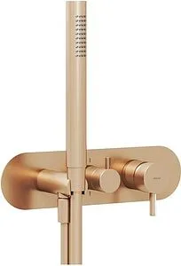 Смеситель для душа скрытого монтажа Ravak Espirit розовое золото X070361, 1