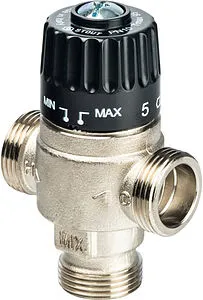 Трехходовой термостатический смесительный клапан ¾" +30...+65°С Kvs 2.3 Stout SVM-0025-236520 Трехходовой термостатический смесительный клапан ¾" +30...+65°С Kvs 2.3 Stout SVM-0025-236520, 1