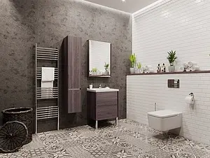 Шкаф-пенал подвесной Aquaton Стоун 30 грецкий орех 1A228403SXC80, 5