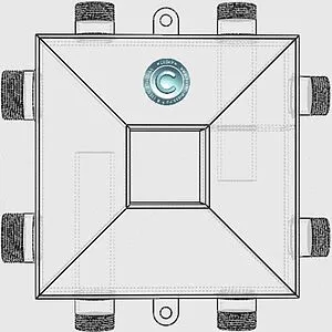 Распределительный коллектор 3 контура с гидрострелкой 1¼"н x 1"н Север-Компакт 1925026 Распределительный коллектор 3 контура с гидрострелкой 1¼"н x 1"н Север-Компакт 1925026, 5