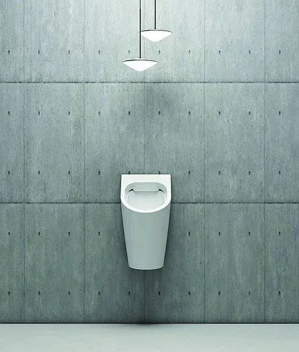 Писсуар со скрытым подводом воды Globo Forty3 белый FO031BI