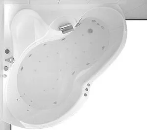 Карниз для ванны Aquanet Bellona 165x165 хром 00152669, 3