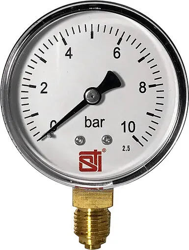 Манометр радиальный STI 50мм 10 бар ¼&quot; МР50-14-10