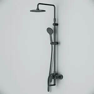 Душевая система со смесителем для ванны Am.Pm Sunny чёрный матовый F0785C922 Душевая система со смесителем для ванны Am.Pm Sunny чёрный матовый F0785C922, 5