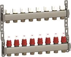 Группа коллекторная с расходомерами 8 отводов 1"в/в x ¾"ек General Fittings CX RBR91612400800 Группа коллекторная с расходомерами 8 отводов 1"в/в x ¾"ек General Fittings CX RBR91612400800