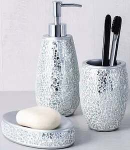 Мыльница Fixsen Snow серебро FX-260-4, 3