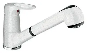 Смеситель для кухни с выдвижным изливом Blanco Wega-S белый 512039, 1