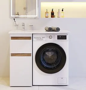 Тумба-умывальник напольная Am.Pm X-Joy 40 белый/светлое дерево M85AFSX0402WG+ Тумба-умывальник напольная Am.Pm X-Joy 40 белый/светлое дерево M85AFSX0402WG+, 1