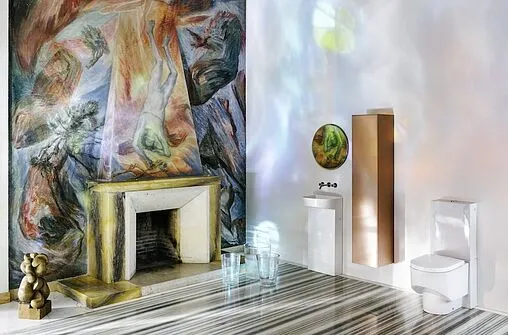 Унитаз приставной безободковый Laufen Sonar Rimless белый 8.2334.1.000.000.1