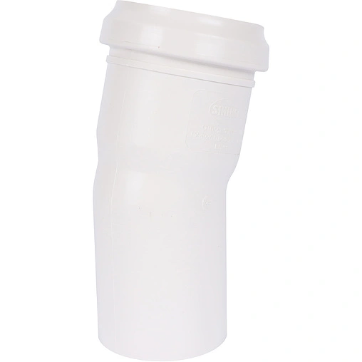 Отвод внутренний бесшумный D=40мм Угол 15° Sinikon 504013.K