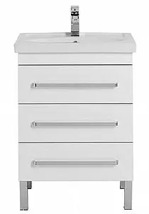 Тумба-умывальник напольная Aquanet Сиена 60 белый 00186368+00185476 Тумба-умывальник напольная Aquanet Сиена 60 белый 00186368+00185476, 4