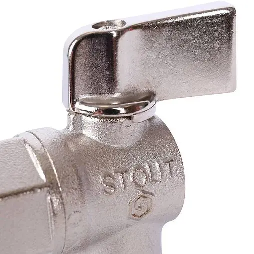 Кран шаровый угловой ½"н x ½"н Stout SVB-0059-001212