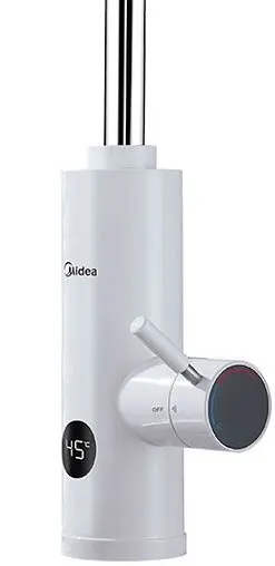 Кран-водонагреватель проточный Midea FLOW белый/хром MTWH-3000