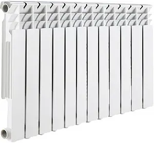 Радиатор алюминиевый 12 секций Rommer Optima 500 RAL-0210-050012 Радиатор алюминиевый 12 секций Rommer Optima 500 RAL-0210-050012, 1