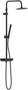 Душевая система с термостатом для душа Damixa Scandinavian Pure чёрный матовый 936750300, 1